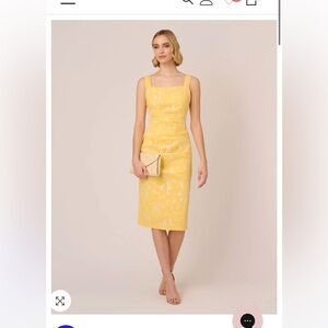 Adrianna Pappell Jacquard Sheath Dress